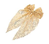 DECORNIJIA Sequin Bow Hair Clip Teens Headwear Large Bowknot Hairpin Girls Hair Accessories Sequins Hairpins Bow Clip Ornament Fashion Statement