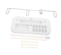 DECORNIJIA Sewing Thread Stand and Spool Holder for Household Sewing Machines, Universal White Thread Rack Large Shaft Suitable for Embroidery and Quilting Supplies