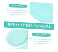DECORNIJIA Shower Visor Hat Tpe Bath Cap with Ear Protection Lightweight Hair Wash Shield for Boys