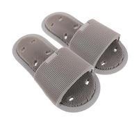 DECORNIJIA Silicone Foot Massage Slippers with Raised Dots for Circulation Non Slip Bathroom Shower Foot Scrubber Comfortable Arch Support Slippers for Hotel and Bedroom Use Easy to Clean