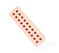 DECORNIJIA Silicone Ice Ball Mould 20-Cavity Round Sphere Ice Cube Tray Apricot Pink for Kitchen Bar Party Use