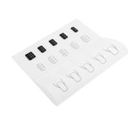 DECORNIJIA Silicone Nail Practice Mat Nail Art Coloring Pad for Beginners Background for Craft