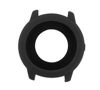 DECORNIJIA Silicone Protective Cover for Solar Smartwatch Soft Flexible Watch Case Scratch Resistant Shell Easy Install Black Fit Protector