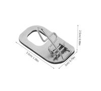 DECORNIJIA Silver Double Steel Wire Recurve Arrow Rest with Adhesive Backing Lightweight Compact Hunting Accessory for Target Archery Accuracy Boosting Third Hand Holder Compatible with