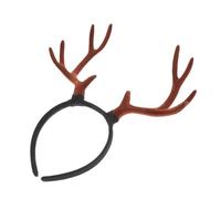 DECORNIJIA Simulation Antler Headband Deer Horns Headband Antlers Ears Hairband Cute Fawn Horn Reindeer Ears Girl Accessories Guest Brown Woman Cosplay Plastic Coffee