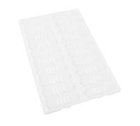 DECORNIJIA Slot Microscope Slide Storage Rack for Laboratory Experiments Plastic Staining Holder with Smooth Surface Portable Slide Drying Tray for High Volume Specimen Handling