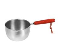 DECORNIJIA Small Stainless Steel Saucepan with Handle Even Heating Cooking Pot for Melting Butter Making Chocolate Heating Milk and Spicy Sauces Hot Oil Pot for Versatile Kitchen Use