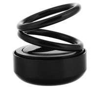 DECORNIJIA Solar Powered Car Aromatherapy Diffuser with Double Ring Rotary Suspension Decorative Interior Perfume Ornament for Freshening and Stylish Car Decoration