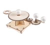 DECORNIJIA Solar System Model Educational Planetarium Prop DIY Science Experiment Kit for Students with Accurate Sun Earth Moon Movements and Easy Assembly for Home and Classroom Display