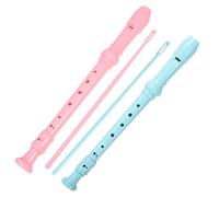 DECORNIJIA Soprano Recorder Instrument with Strong Sound Penetration Lightweight Abs Material 8-hole German Style Simple Playing Style a Gift for Boys and Girls and Beginners