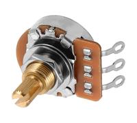 DECORNIJIA Split Shaft Teeth Guitar Potentiometer Long Shaft Variable Resistor Replacement for Electric Guitar Bass Volume Tone Controls with Horizontal Trimmer for Easy Adjustment