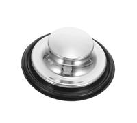 DECORNIJIA Stainless Steel Food Waste Disposer Easy to Clean Splash Guard Silver Colour with Pvc Drain Lid and Detachable for Food Waste Disposal Kitchen Accessory Suitable for Kitchen Use