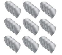DECORNIJIA Stainless Steel Guitar Picks Set with Black Self-adhesive Box Metal Plectrums for Acoustic and Bass Guitar Precision Thickness for Comfortable Playing for Beginners and Musicians
