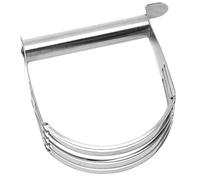 DECORNIJIA Stainless Steel Pastry Blender Dough Mixer Manual Flour Cutter for Baking Home Use Handheld Dough Churner and Pastry Bender for Baking Beginners and Kitchen Preparation