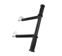 DECORNIJIA Stainless Steel Stroller Handle Extension Bar Ergonomic Armrest Attachment for Comfortable Grip Smooth Texture Pushchair Handlebar Extender Fit for Carriage and Pram