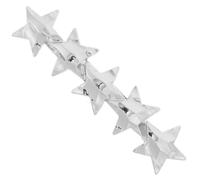 DECORNIJIA Star Hair Clips Chic Decorative Hair Pins with Unique Star Design for Elegant Half Up Hairstyles Bridal and Bridesmaid Accessories Silver Color Claw Clamp