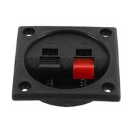 DECORNIJIA Stereo Speaker Terminal Connector Double Binding Post Plate for Car Speaker Box Easy-install Audio Cup Connector Enhancing Sound Effect