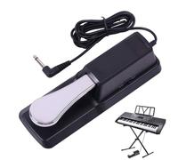DECORNIJIA Sustain Pedal for Electronic Keyboards and Digital Pianos Alloy Foot Pedal with Classic Piano Action Non-slip Base for Stable Performance Compatible with Yamaha and More