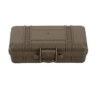 DECORNIJIA Tactical Storage Box for Survival Gear with Three-Layer Foam Interior, Matte Pp Material, Waterproof Hard Tool Case for Camping and Outdoor Hunting Equipment
