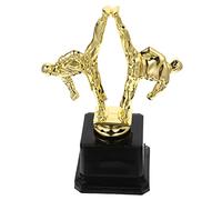 DECORNIJIA Taekwondo Award Trophy for Durable Martial Arts Celebration Prize with Base for DIY Nameplate for School Competitions and Party Favors