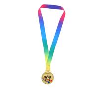 DECORNIJIA Taekwondo Competition Medal Zinc Alloy Gold Award for Sports Prizes Martial Arts Excellence Keepsake with Elegant Simple Design for Championship Events