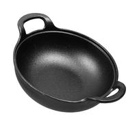 DECORNIJIA Thickened Cast Iron Stew Pot Non-Stick Old Frying Pan Multi-use Home Cooking Saucepan for Soup Stir-Fry Hot Pot with Heat-Resistant Side Handles