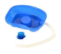 DECORNIJIA Thickened Portable Hair Washing Tray with Drain Tube Medical Shampoo Basin for Bedridden Elderly Pregnant Women and Easy Bedside Hair Washing Aid for Disabled and Long-Term Care