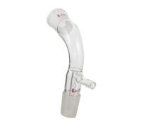 DECORNIJIA Thickened Wall Glass Distillation Connecting Tube Vacuum Adapter Laboratory Teaching Instrument Chemistry Class Equipment Transparent Safe