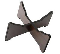 DECORNIJIA Tongue Drum Stand with Stable Rosewood Grain Base Silicone Holder for Hand Pan Drum Lightweight and Wear-resistant Floor Bracket for Musicians and Beginners