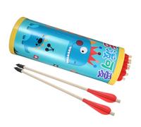 DECORNIJIA Toss Arrow with Feathered Arrows and Toss Pot Safe Smooth Surface Traditional Outdoor Game for Family Fun and Skill Development Random Color