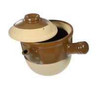 DECORNIJIA Traditional Chinese Medicine Stewing Pot Earthenware Casserole High-temperature Resistant Cooking Pot for Kitchen and Pharmacy Use with Ergonomic Handle