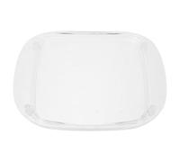 DECORNIJIA Transparent Plastic Tip Tray Rectangular Coin Organizer for Cafes and Restaurants Change Holder for Loose Coins Bills and Tips Portable Service Industry Money Sorting Tray