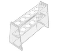 DECORNIJIA Transparent Test Tube Stand Acrylic Sampling Tube Storage Rack with Design for Laboratory Testing and Precise Experiment Organization