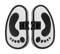 DECORNIJIA Tricycle Footrest Pedals Replacement White Plastic Bike Pedal Assembly for Strollers and Youth Bicycles Non-Slip Wide Support for Stable Riding and Easy Maintenance