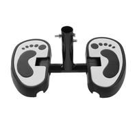 DECORNIJIA Tricycle Pedal Footrest Wide Anti-skid Plastic Replacement for Bikes Stable Support for S Bicycles Extra Large Surface White Cycling Accessory