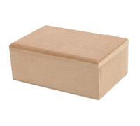 DECORNIJIA Unfinished Wood Storage Box with Hinged Lid Small Wooden Craft Box for DIY Painting and Decoration Safe Material Blank Design for Keepsake Gift Container