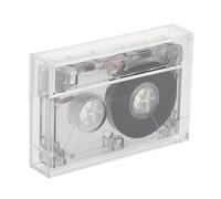 DECORNIJIA Vintage Blank Cassette Tape DIY Recordable Audio Tape with Transparent Protective Case Retro Mini Mc Cassette for Craft Decoration and Custom Recording