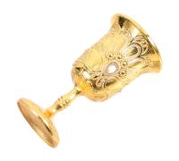 DECORNIJIA Vintage Medieval Style Goblet Wine Cup Elegant Multi-Function Chalice for White and Red Wine Sophisticated Home Decor in Gold