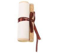 DECORNIJIA Vintage Mini Calligraphy Art Scroll White Fish Roe Gold Blank Xuan Paper for Chinese Painting and Calligraphy Practice