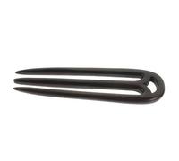 DECORNIJIA Vintage Three Toothed Hair Stick Black Sandalwood Hairpin for Women Retro Hair Chopsticks for Elegant Styling Accessory for Parties Casual Outings