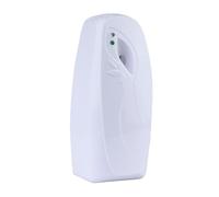 DECORNIJIA Wall Mounted Automatic Perfume Dispenser Timing Aerosol Air Freshener Sprayer (White 93x89x220mm) for Home Office and Commercial Use