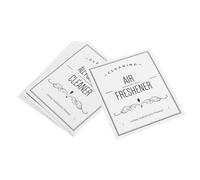 DECORNIJIA Waterproof Bathroom Labels for Shampoo Bottles, 24pcs Self-adhesive Sub-bottle Stickers, White 83x70mm, Moisture-resistant Organizer Labels for Travel and Shower Gel Containers