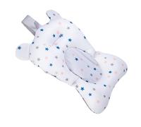 DECORNIJIA White Toddler Bath Support Infant Bath Cushion with Adjustable Tilt Angle Strong Buoyancy Foam and Plastic Material for Times