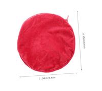 DECORNIJIA Winter Hot Water Bottle Cover Flannel Protector with Enlarged Wine Red Plush Sleeve Thermal Insulated Bag for Hot Water Bottle Accessories