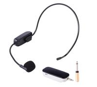 DECORNIJIA Wireless Headset Microphone with Portable Loudspeaker Amplifier Uhf Wireless Design Lightweight for Teaching Presentations Performances and Public Speaking