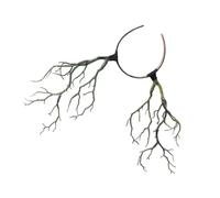 DECORNIJIA Witch Horn Tiara Cosplay Simulate Branch Headband Darkly Style Halloween Hairwear for Women Festival Prank