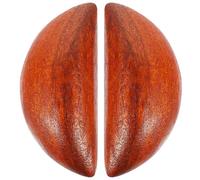 DECORNIJIA Wooden Holy Cups Divination Set Yin Yang Taoist Fortune Telling Game Pair for Altar Supplies and Hippy Room Decor