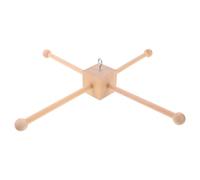 DECORNIJIA Wooden Mobile Arm for Crib with DIY Mobile Assembly for Nursery Craft Wall Hanging