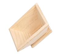 DECORNIJIA Wooden Quadrangular Rice Dumpling Mold Large Traditional Chinese Food Mold Kitchen Accessory for DIY Rice Pudding Making Safe Material