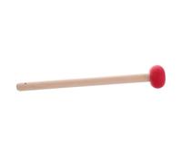 DECORNIJIA Wooden Rubber Tip Mallet for Percussion Instruments with Compact Design and Comfortable Grip, for Musicians the Go, Sturdy Traditional Chinese Style Rubber Mallet for Gongs